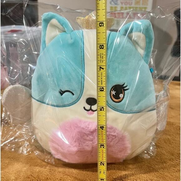 Squishmallow 8” Corgi Princess Plush Stuffed Animal Mystery Party City Squad - Picture 5 of 7